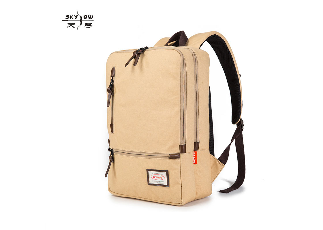 Japanese and Korean tidal canvas double shoulder bag